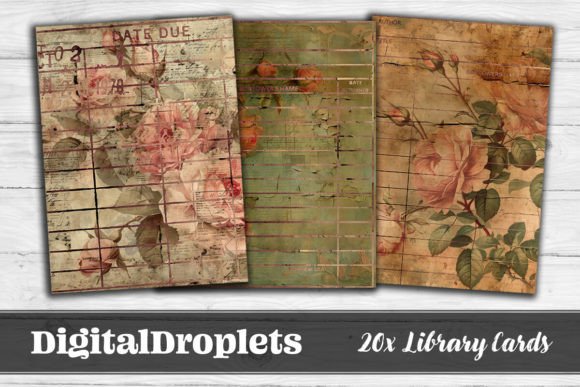 Beyond Text: How Big Floral Library Cards Vol.3` Brings Depth to Your Designs