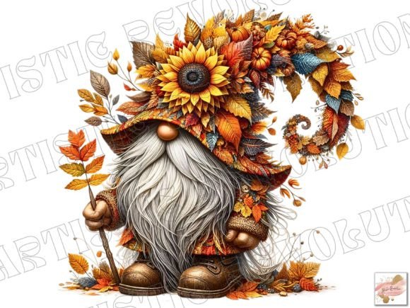 Embrace Autumn’s Charm: Using a Fall Gnome PNG in Your Designs