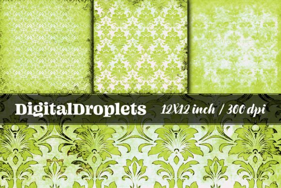 Faded Vintage Damask Vol.6: A Rich Design Asset