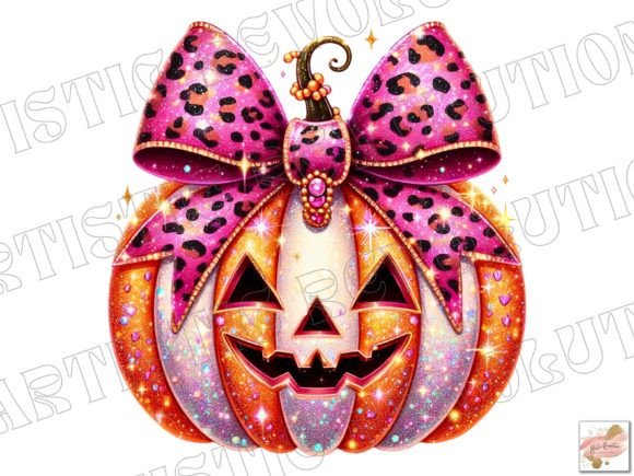 Sparkling Coquette Halloween Pumpkin Png: A Designer's Secret Weapon