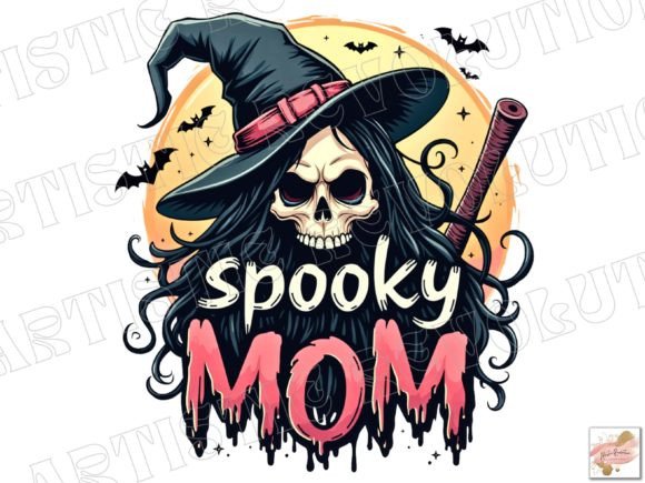 Spooky Mom Png Halloween Png Witch Png