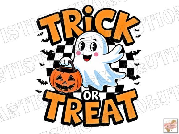 Unleash Spooky Style with Halloween Trick or Treat Ghost Pumpkin