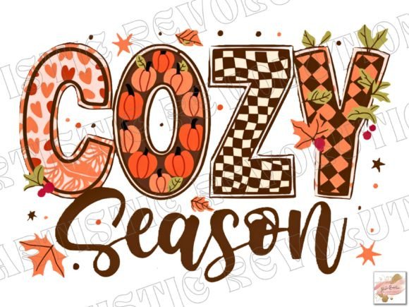 Warm Up Your Autumn Projects with Cozy Season PNG Graphics