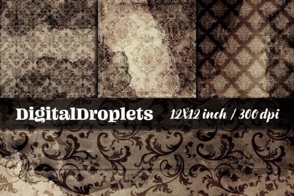 Wooden Damask Vol.1 | Collection: Digital Textures for Tactile Design